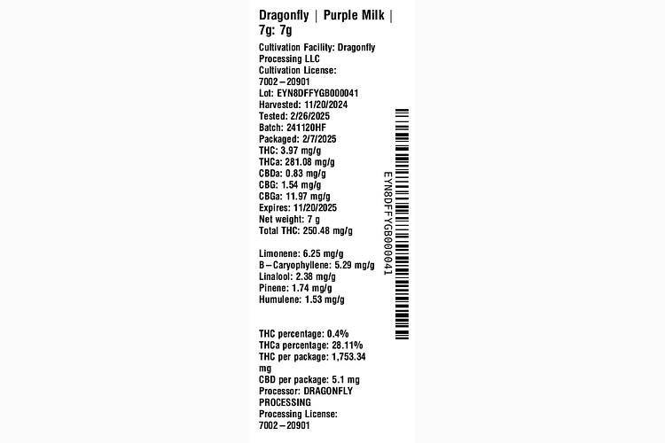 Purple Milk by Dragonfly
