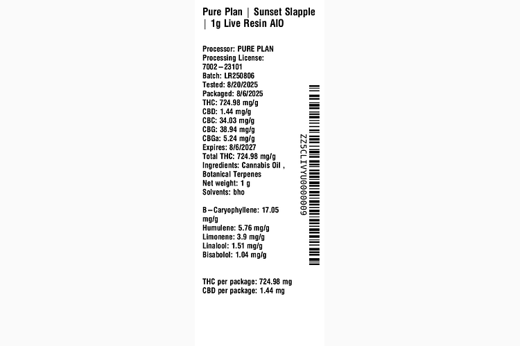 Sunset Slapple by Pure Plan