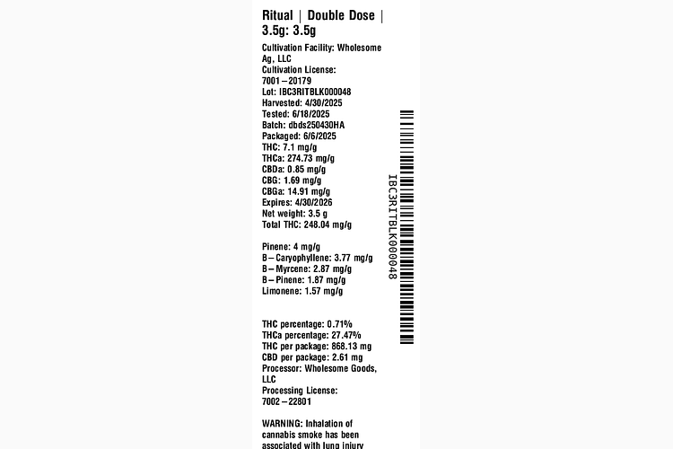 Double Dose by Ritual