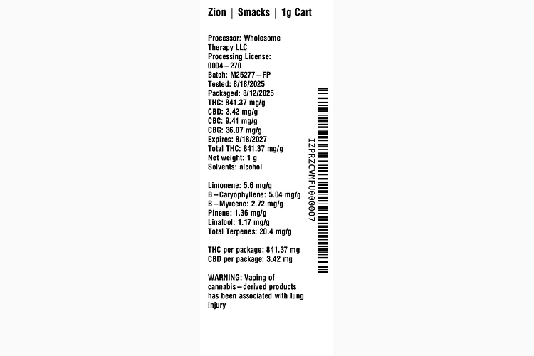 Smacks by Zion