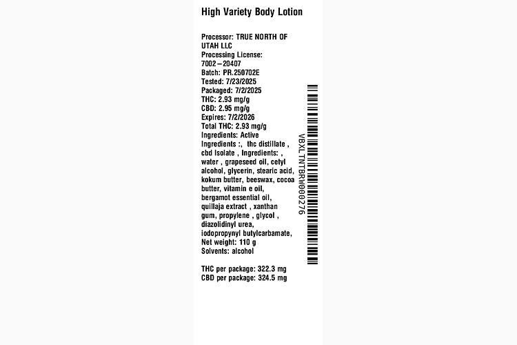 Body Lotion by High Variety