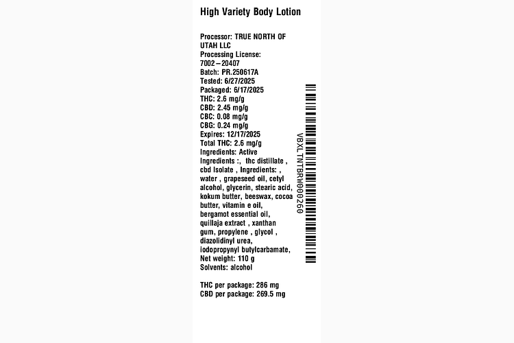 Body Lotion by High Variety