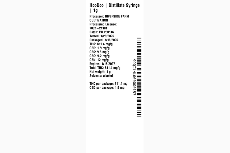 Distillate Syringe by HooDoo