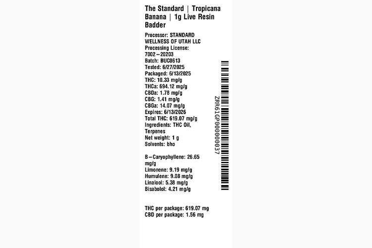 Tropicana Banana by The Standard