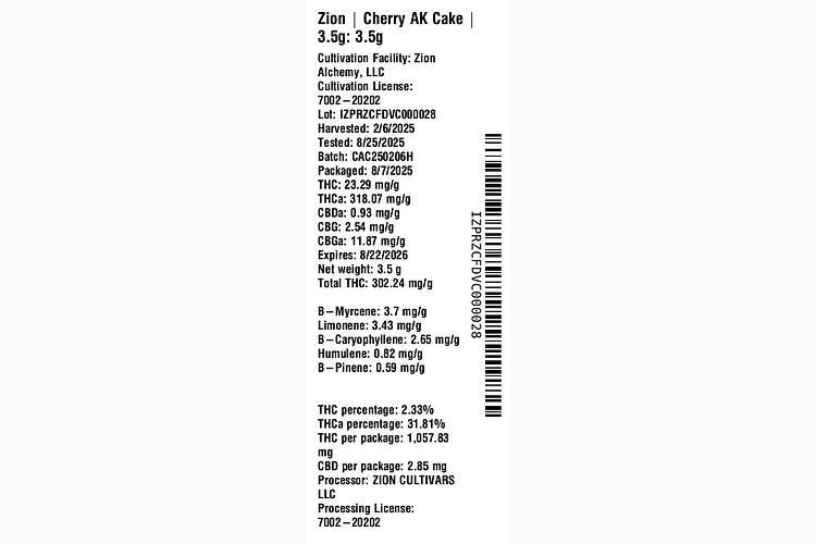 Cherry AK Cake by Zion