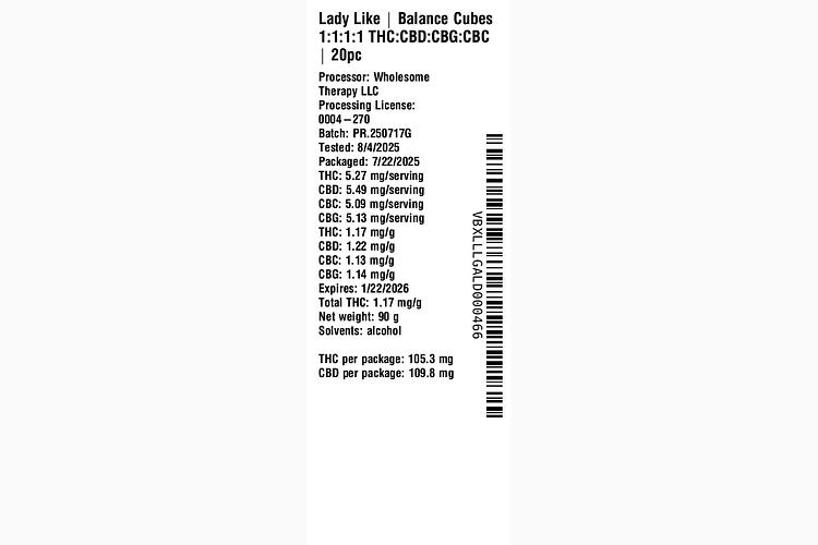 Balance Cubes by Lady Like
