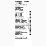 Vapor Rub by High Variety