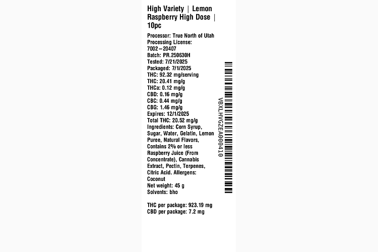 Lemon Raspberry by High Variety