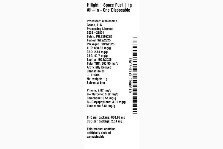 Space Fuel by Hilight