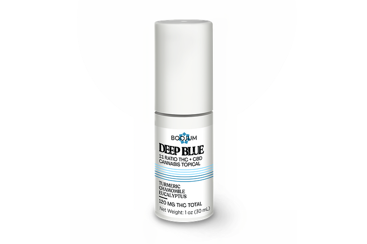 1:1 THC:CBD Deep Blue Gel Topical by Boojum