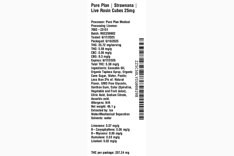 Strawnana by Pure Plan