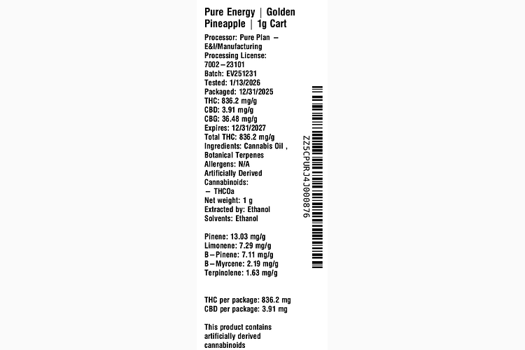 Golden Pineapple by Pure Plan