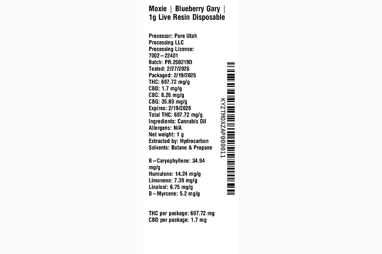 Blueberry Gary by Moxie