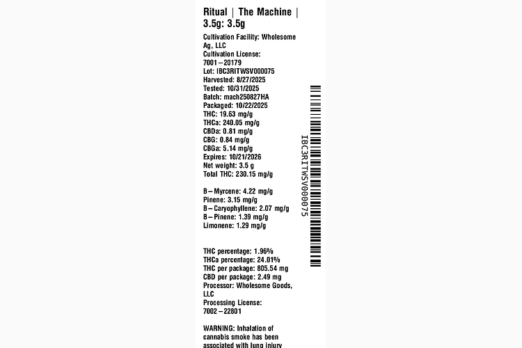 The Machine by Ritual