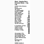 Hawaiian Rain x Permanent Marker by Ritual