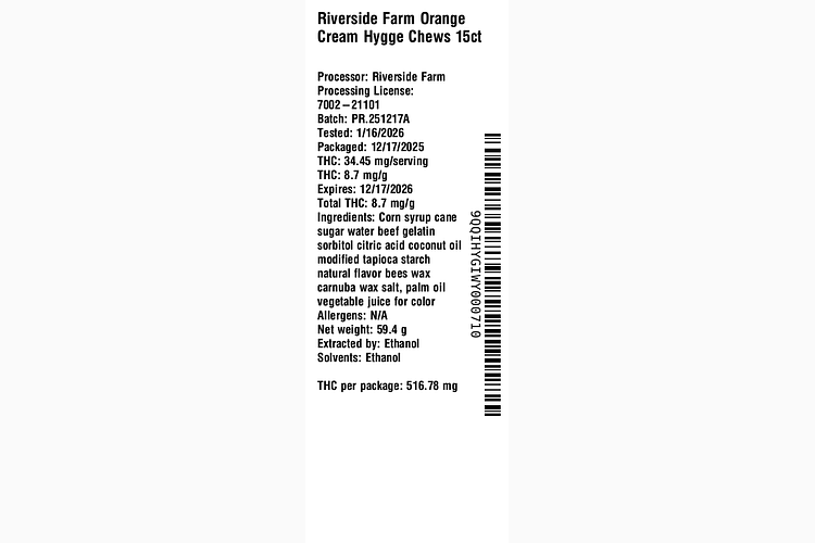 Orange Cream Hygge Chews by Riverside Farm