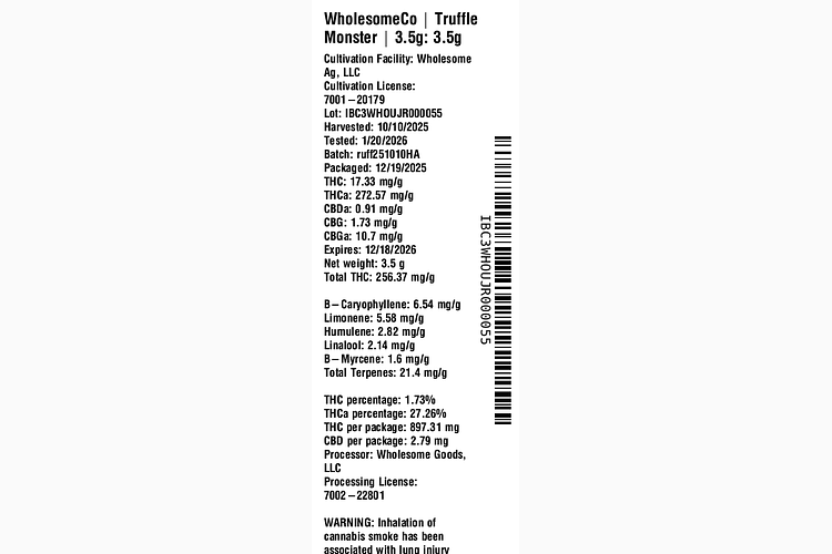 Truffle Monster by WholesomeCo