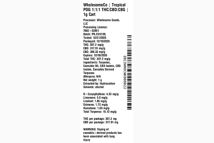 Unwind - Tropical POG by WholesomeCo