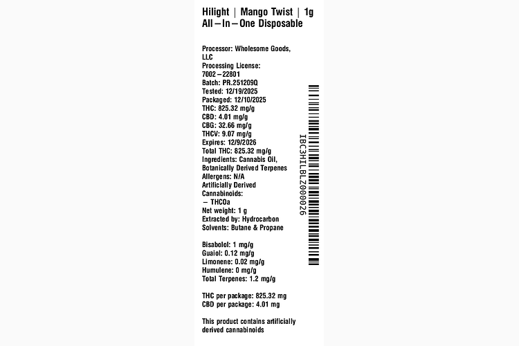 Mango Twist All-In-One by Hilight