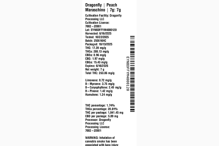 Peach Maraschino by Dragonfly