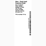 Peach Liquid Suspension by Wave