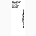 Lemon Liquid Suspension by Wave