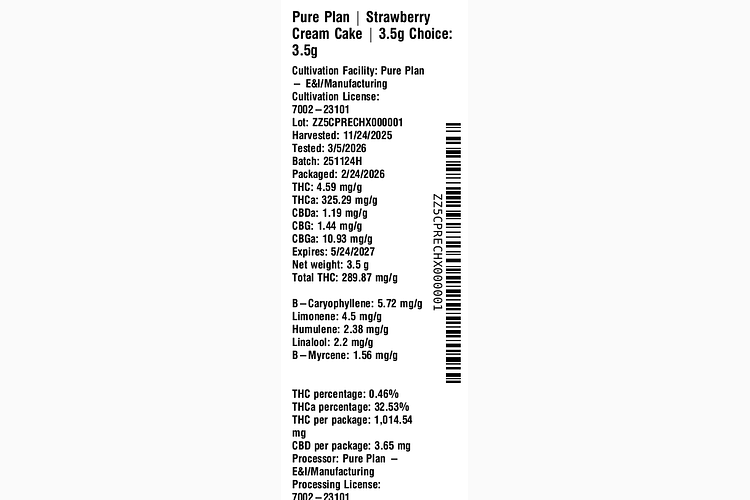 Strawberry Cream Cake by Pure Plan