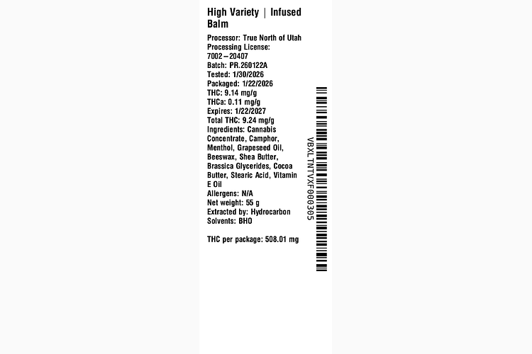 Infused Balm by High Variety