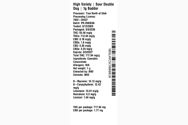 Sour Double Dog by High Variety