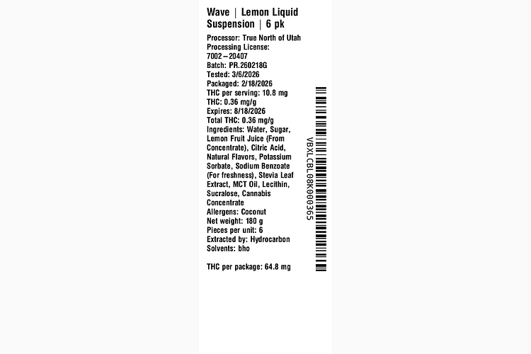 Lemon Liquid Suspension by Wave