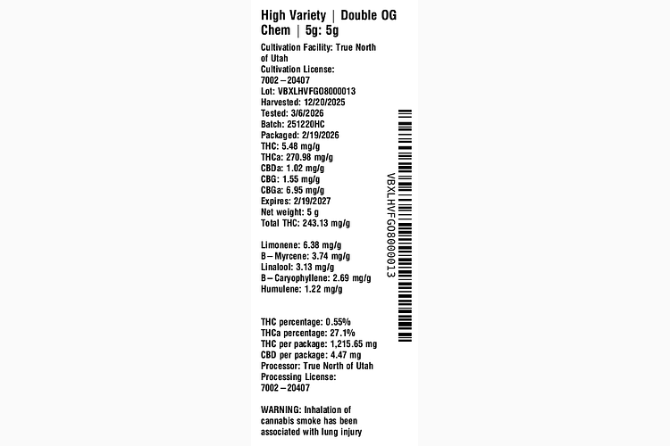 Double OG Chem by High Variety