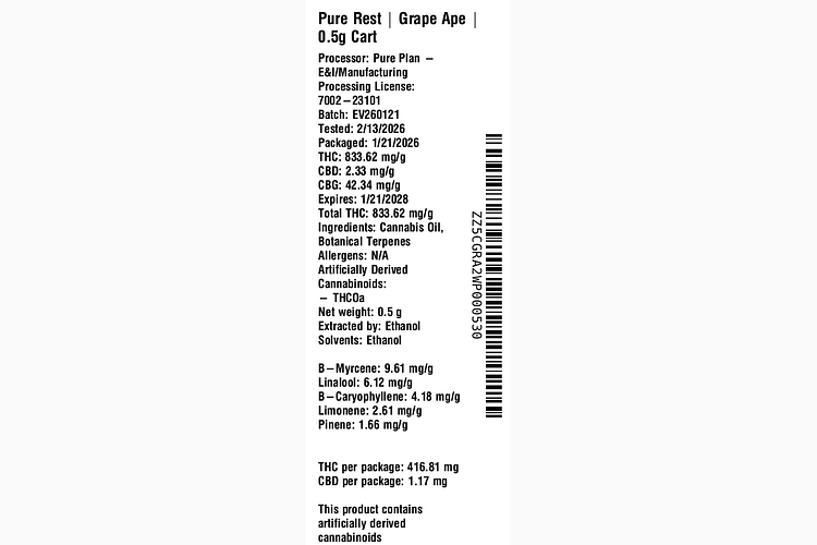 Grape Ape by Pure Plan