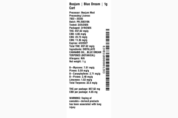 Blue Dream by Boojum