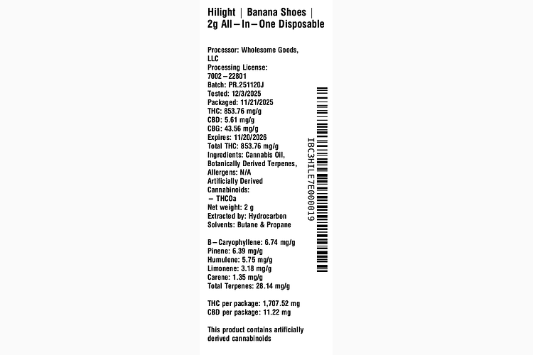 Banana Shoes All-in-One by Hilight