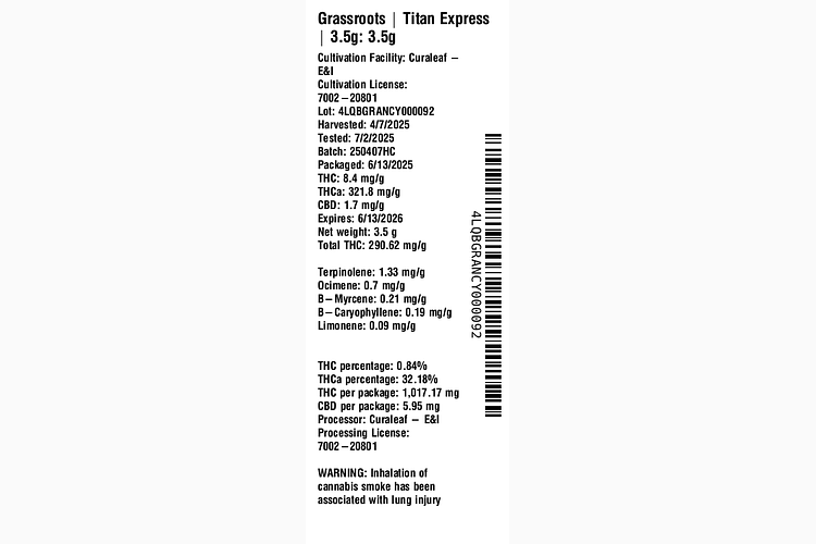 Titan Express by Grassroots