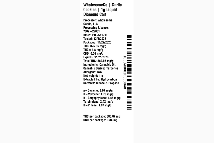 Garlic Cookies by WholesomeCo