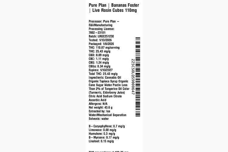 Bananas Foster by Pure Plan