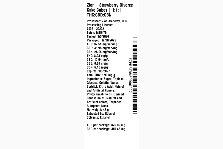 Strawberry Divorce Cake by Zion