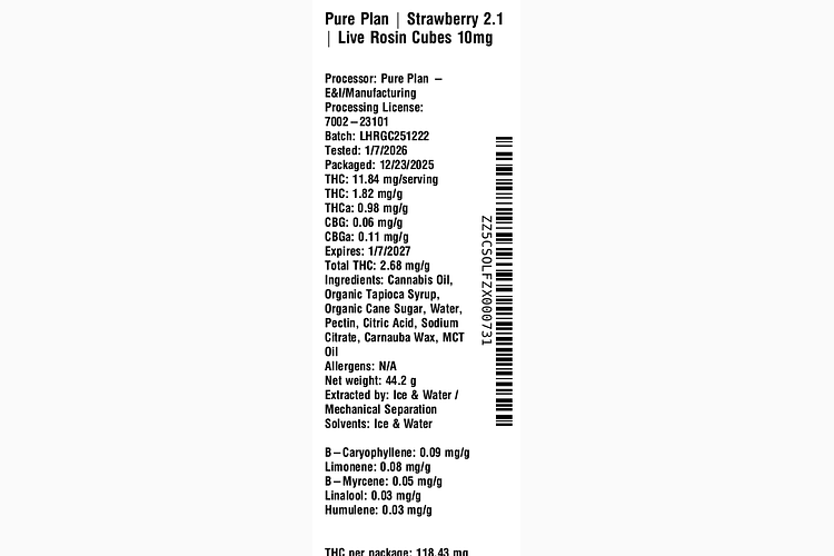 Strawberry 2.1 by Pure Plan