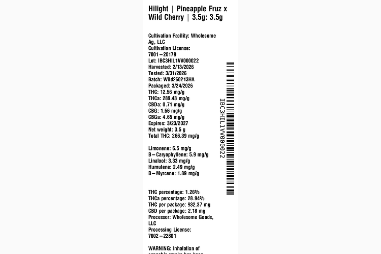 Pineapple Fruz x Wild Cherry by Hilight