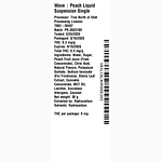 Peach Liquid Suspension by Wave