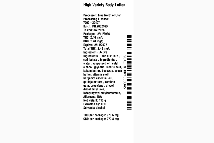 Body Lotion by High Variety