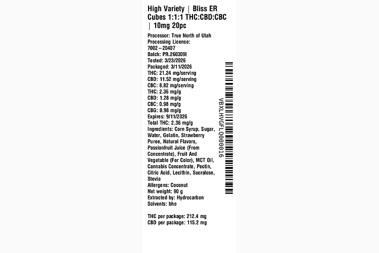 Bliss ER Cubes by High Variety