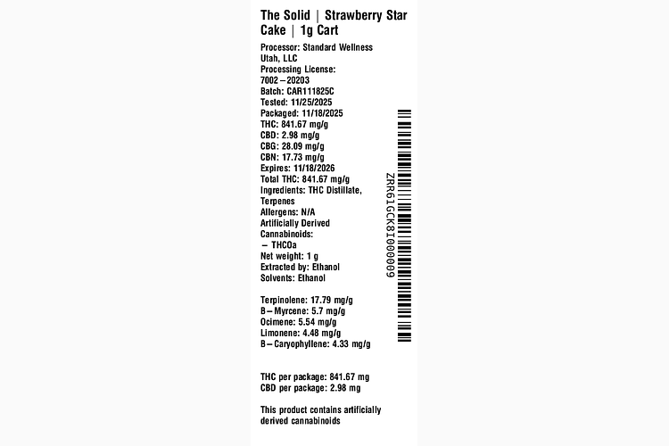 Strawberry Star Cake by The Solid