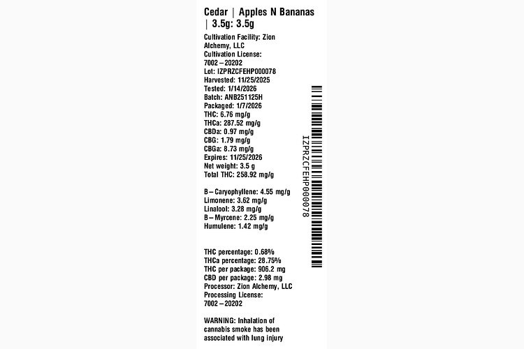 Apples N Bananas by Cedar