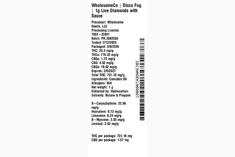 Disco Fog by WholesomeCo