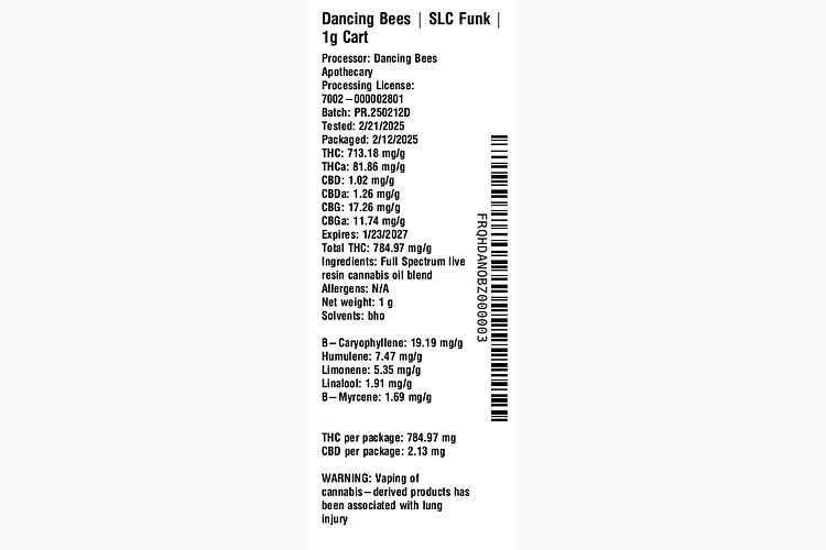 SLC Funk by Dancing Bees Apothecary