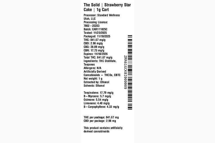 Strawberry Star Cake by The Solid