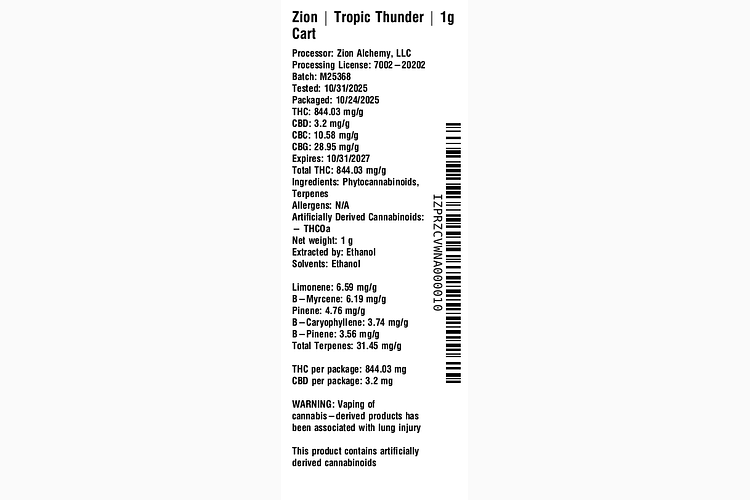 Tropic Thunder by Zion