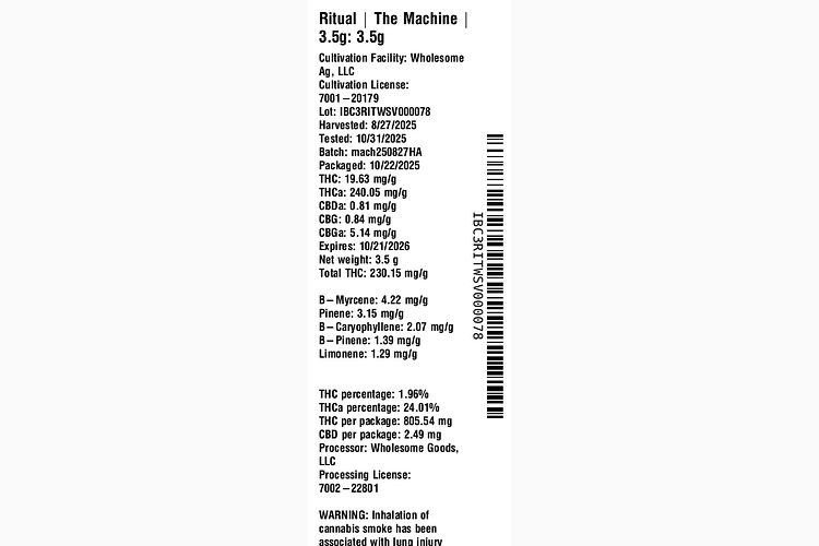 The Machine by Ritual